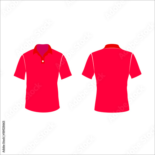 tshirt icon red colored