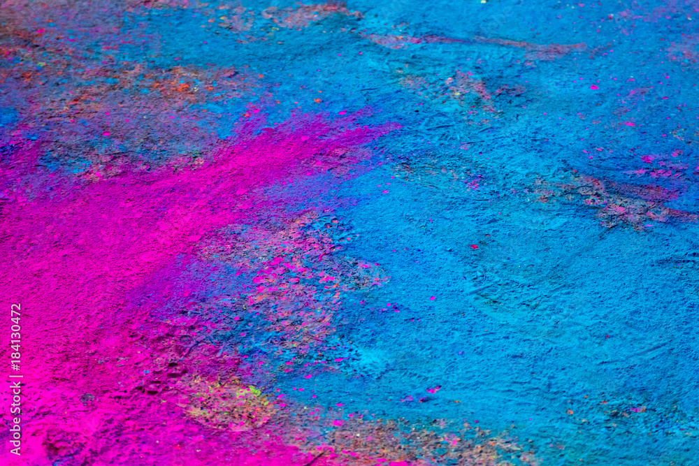 background of holi color powder