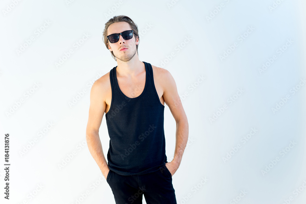 Handsome male model Handsome male model
