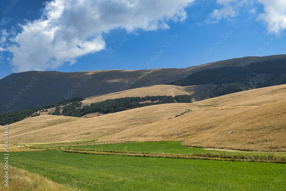 Mountain landscape in Abruzzi at summer Mountain landscape in Abruzzi at summer