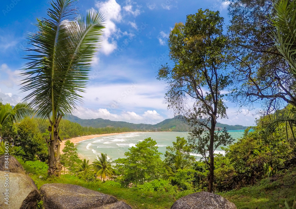 Obraz premium Kamala beach from above