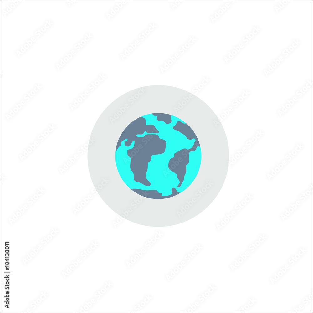 Earth icon. Vector Illustration Earth icon. Vector Illustration