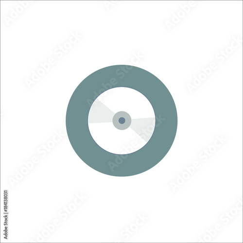 Compact Disk icon. Vector concept illustration for design.