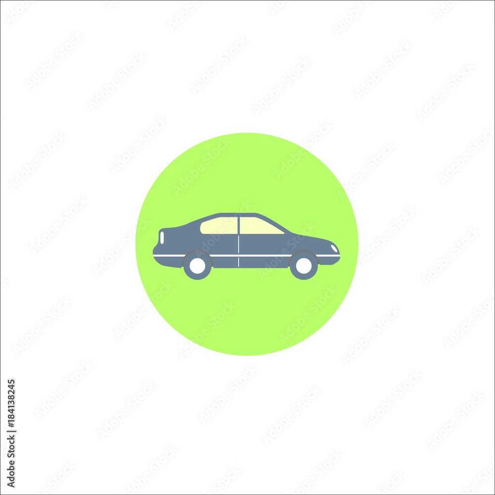 Car icon. Vector Illustration