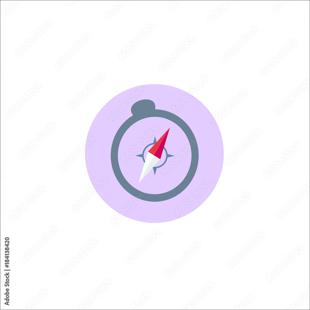 Compass icon. Vector Illustration Compass icon. Vector Illustration