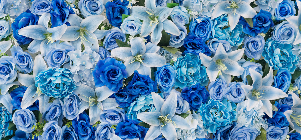 flower background. backdrop wedding decoration. Rose pattern. Wall flower  Stock Photo | Adobe Stock