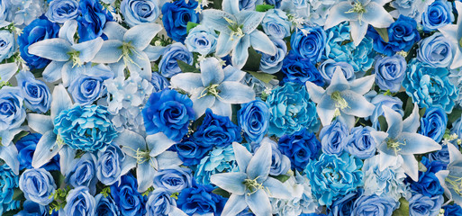 flower background. backdrop wedding decoration. Rose pattern. Wall flower