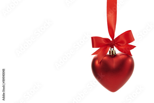 Christmas heart shaped decoration