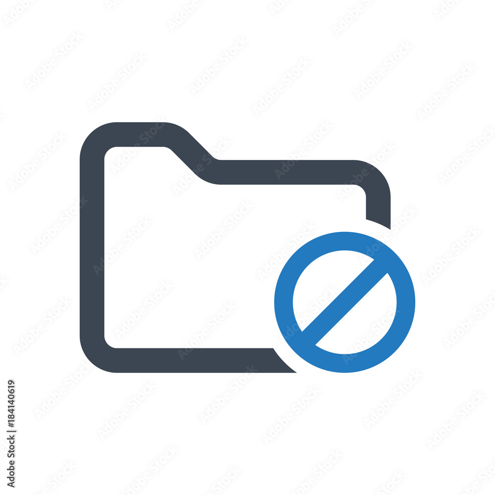 Error Folder Icon Error Folder Icon