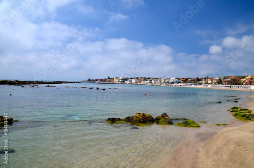 The beautiful beach of Santa Marinella, close to Rome, Italy