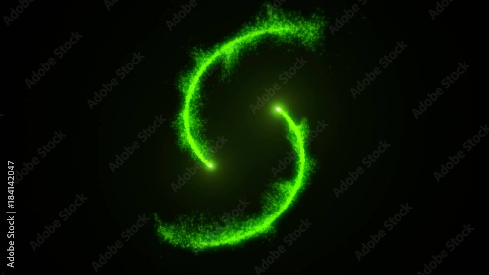 Opening intro Flash light, Lens flare, rotation Particles. 3d rendering Opening intro Flash light, Lens flare, rotation Particles. 3d rendering