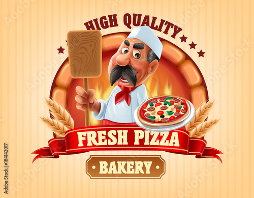 fresh pizza and bakery shop