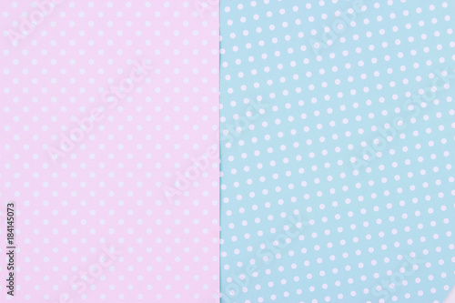 soft pink and light blue pastel colored paper background, minimal concept