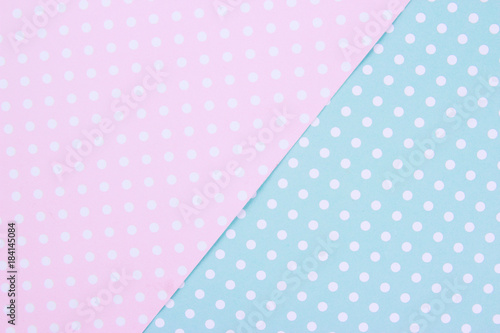 soft pink and light blue pastel colored paper background, minimal concept
