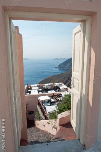 Obraz na płótnie Santorini