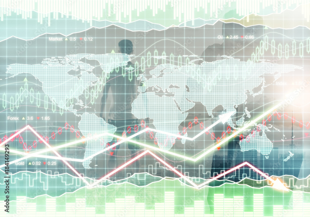 Fototapeta premium Fund management and growth concept