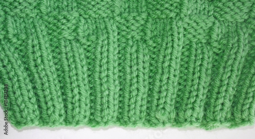 Fotografie Close up of the knitted Rib Stitch