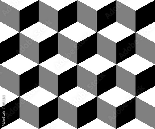 Cubes seamless background.