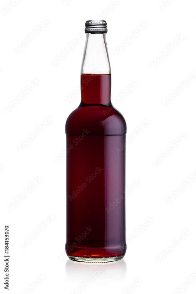 Elegant bottle of organic cola soda drink on white Elegant bottle of organic cola soda drink on white