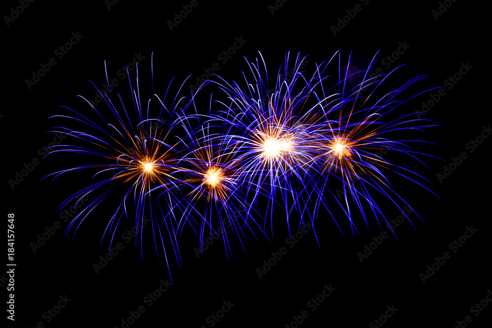 Fireworks light up in the sky, dazzling scene. Fireworks light up in the sky, dazzling scene.