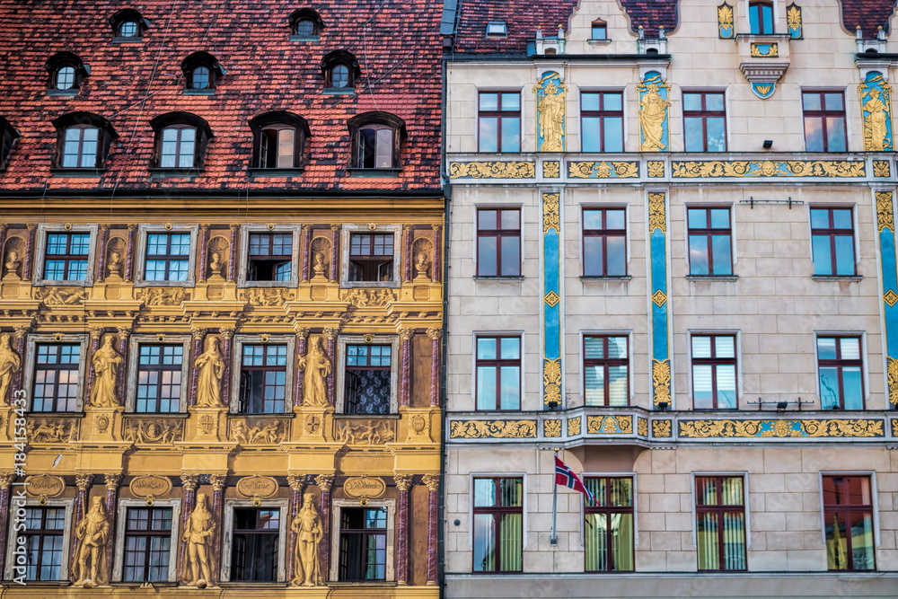 Wroclaw, Historische Fassaden