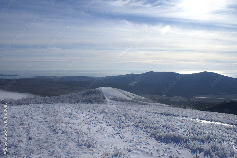 Mountain winter tale in Gelendzhik