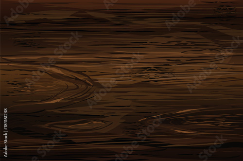 Texture of dark wood crust as a natural background. Vector. Empty