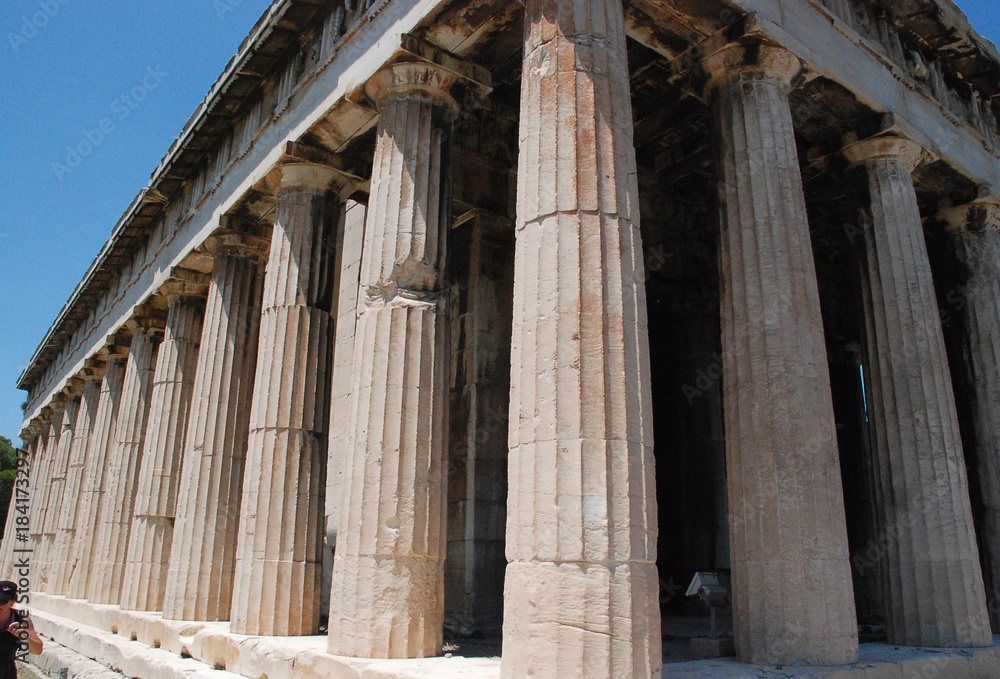 The Temple of Hephaestus or Hephaisteion, Agora of Athens, Greece The Temple of Hephaestus or Hephaisteion, Agora of Athens, Greece