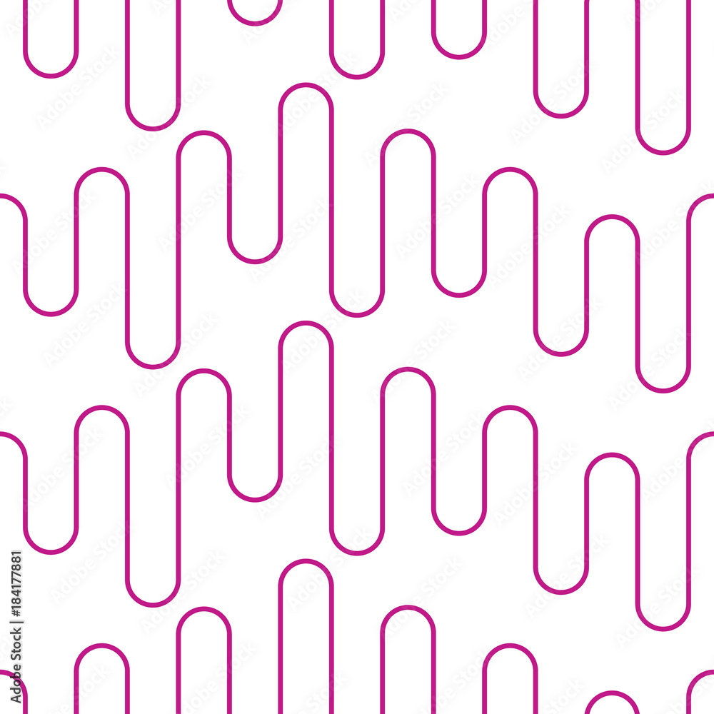 Vector wavy line website seamless pattern