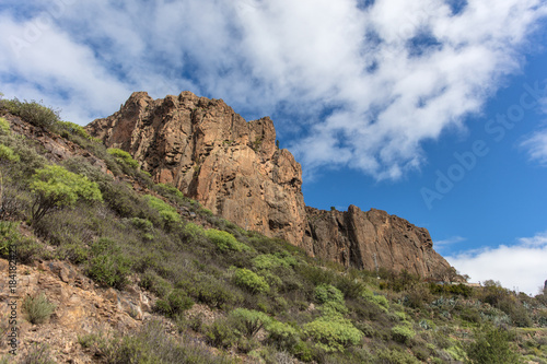Fels in Gran Canaria bei Tag