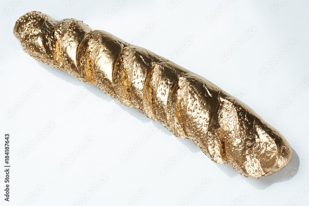 2192952 Gold metal baguette bread 2192952 Gold metal baguette bread