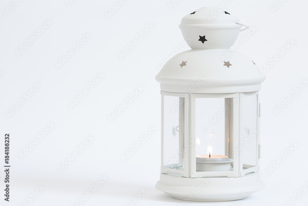 lantern with candle and copy space lantern with candle and copy space
