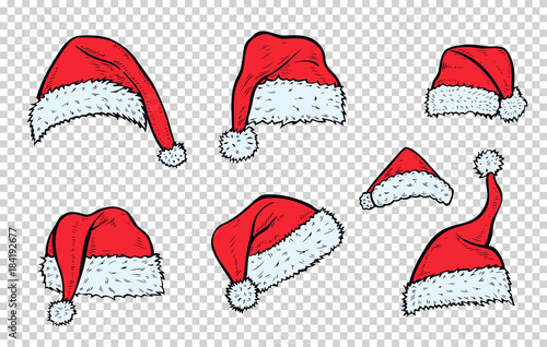 Christmas hats Santa