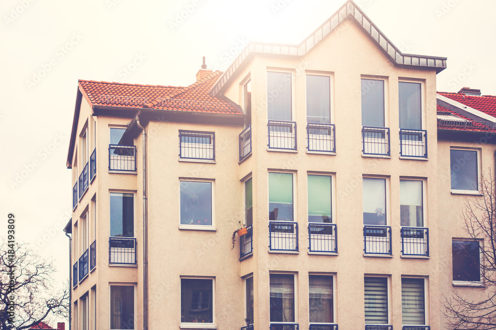 Obraz premium beautiful real estate detached house