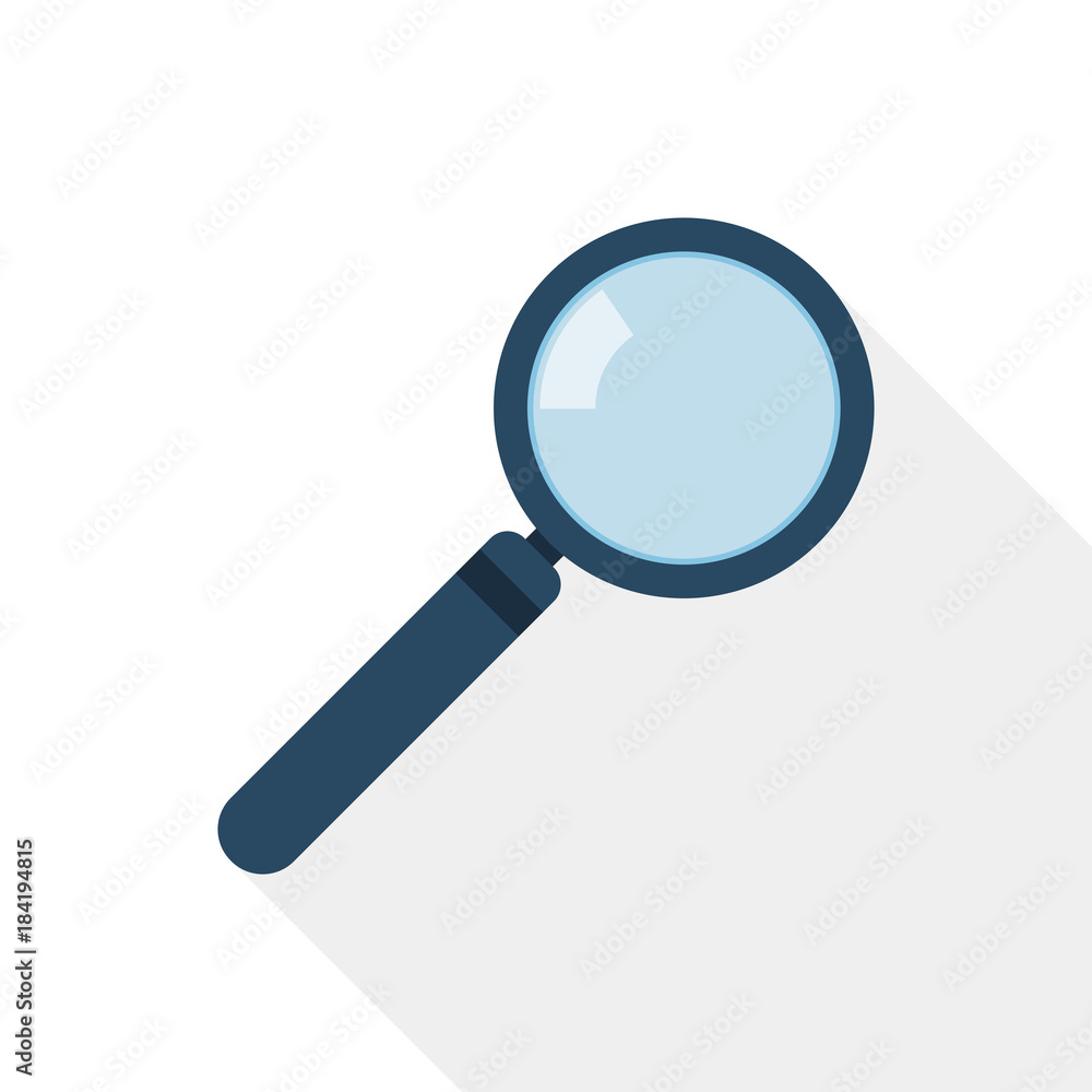 Magnifier icon. Vector illustration. Magnifier icon. Vector illustration.