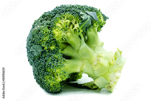 Brokoli Brokkoli isoliert freigestellt auf weißen Hintergrund, Freisteller

