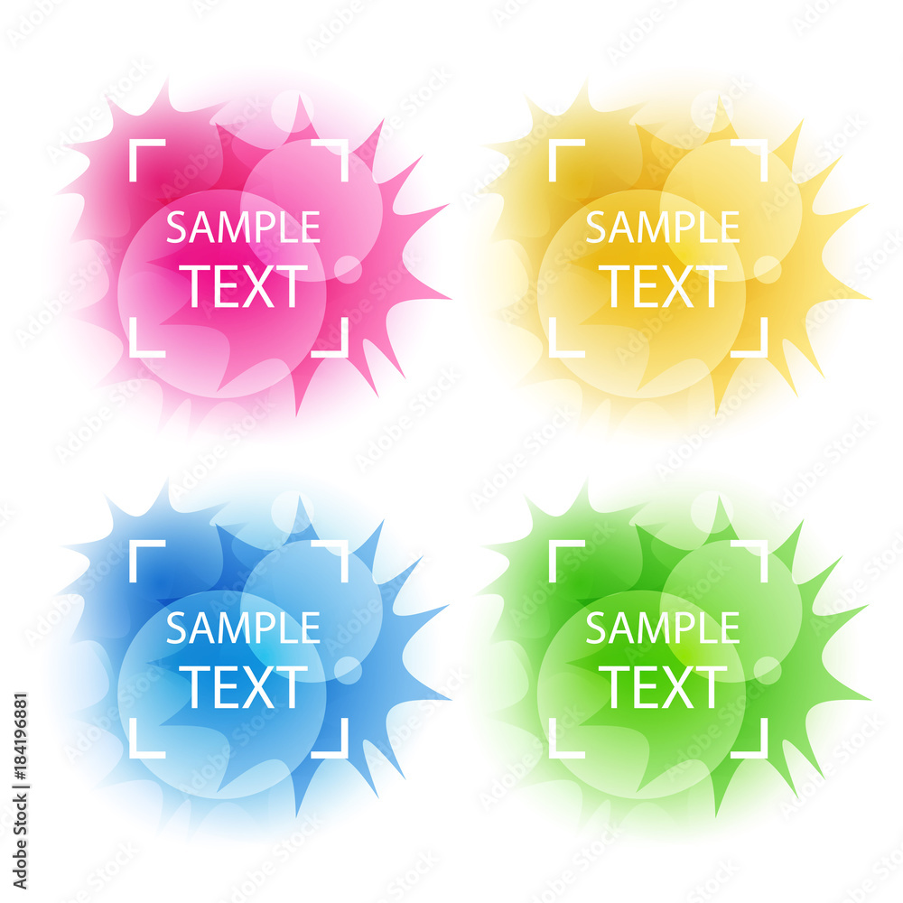 Abstract elements for design, business cards, invitations, gift cards, flyers and brochures. Vector illustration shapes with place for text. Abstract elements for design, business cards, invitations, gift cards, flyers and brochures. Vector illustration shapes with place for text.