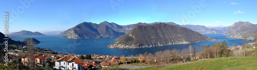 Spectacular view of Monte Isola and Lake Iseo with in the background the Orobiche Alps - Brescia - Italy 07 © francovolpato