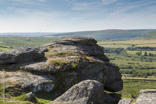 Rock Face / An image of a rock formation with a resemblance to a face shot on Dartmoor, Devon, UK.