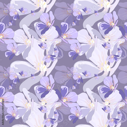 Raster seamless pattern with colors of modern colors in pastel colors