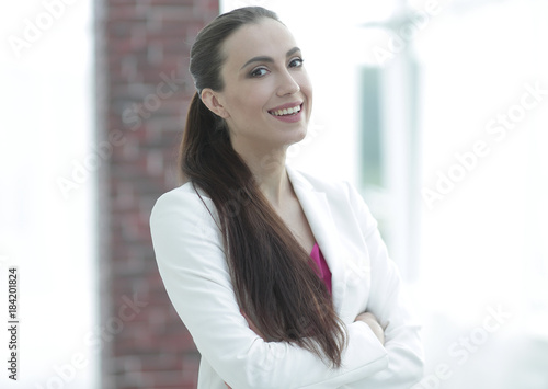 Free Download business woman on the background of the office - GFXLoad