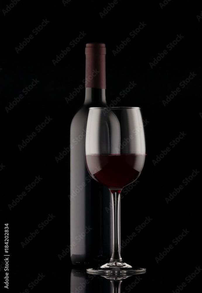 Bottle of red wine Bottle of red wine