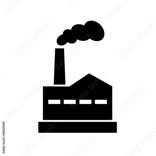 Old factory vector icon