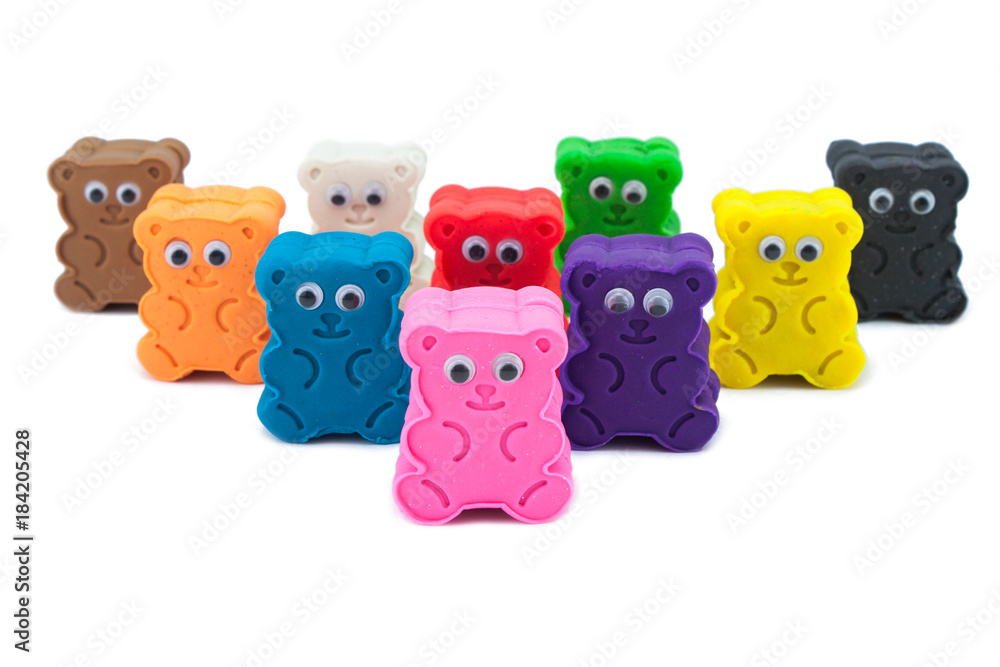 Plasticine funny bears Plasticine funny bears