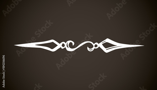 Vignette. Vector drawing