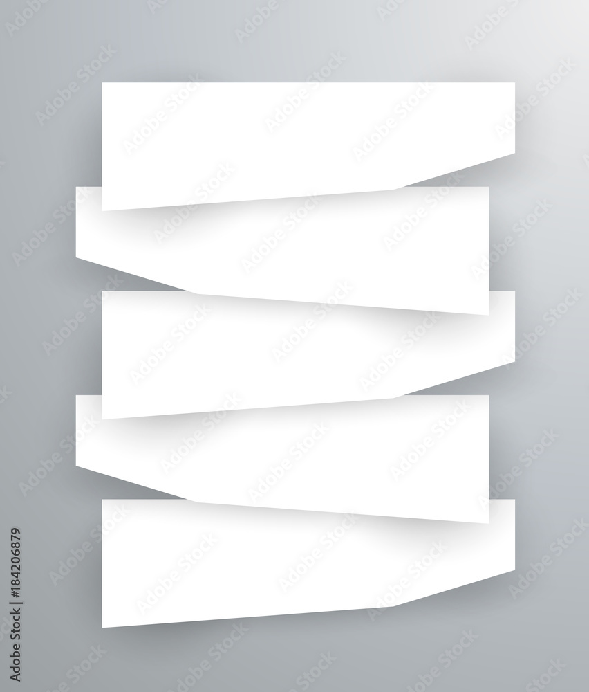 set template banner effect cut paper03 set template banner effect cut paper03