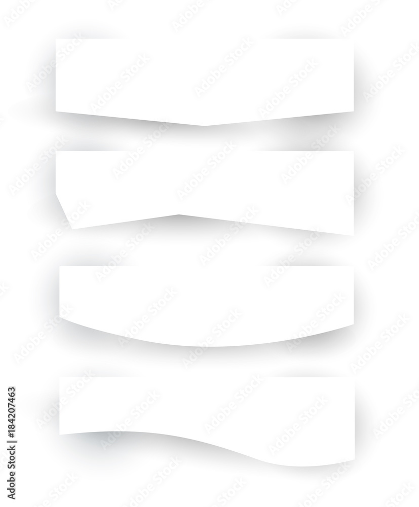 shadow on white background design element template04 shadow on white background design element template04
