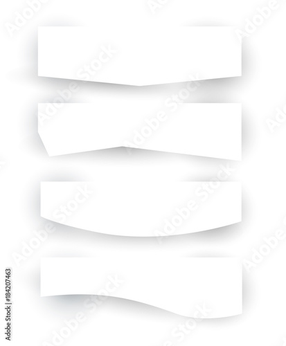 shadow on white background design element template04