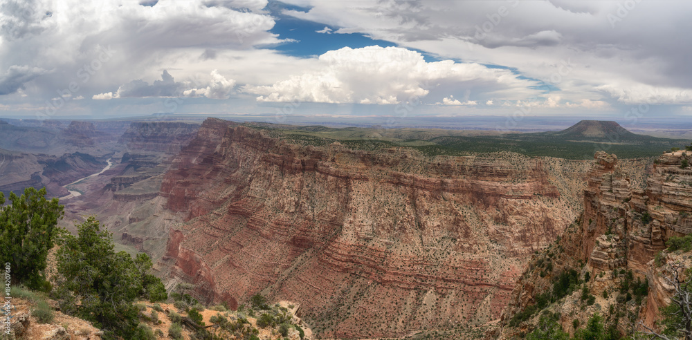 Naklejka premium Grand Canyon looking to Desert View from Navajo Point