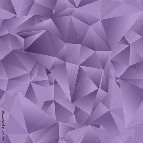 Trendy geometric flat seamless pattern, abstract background . Triangles, isometry 